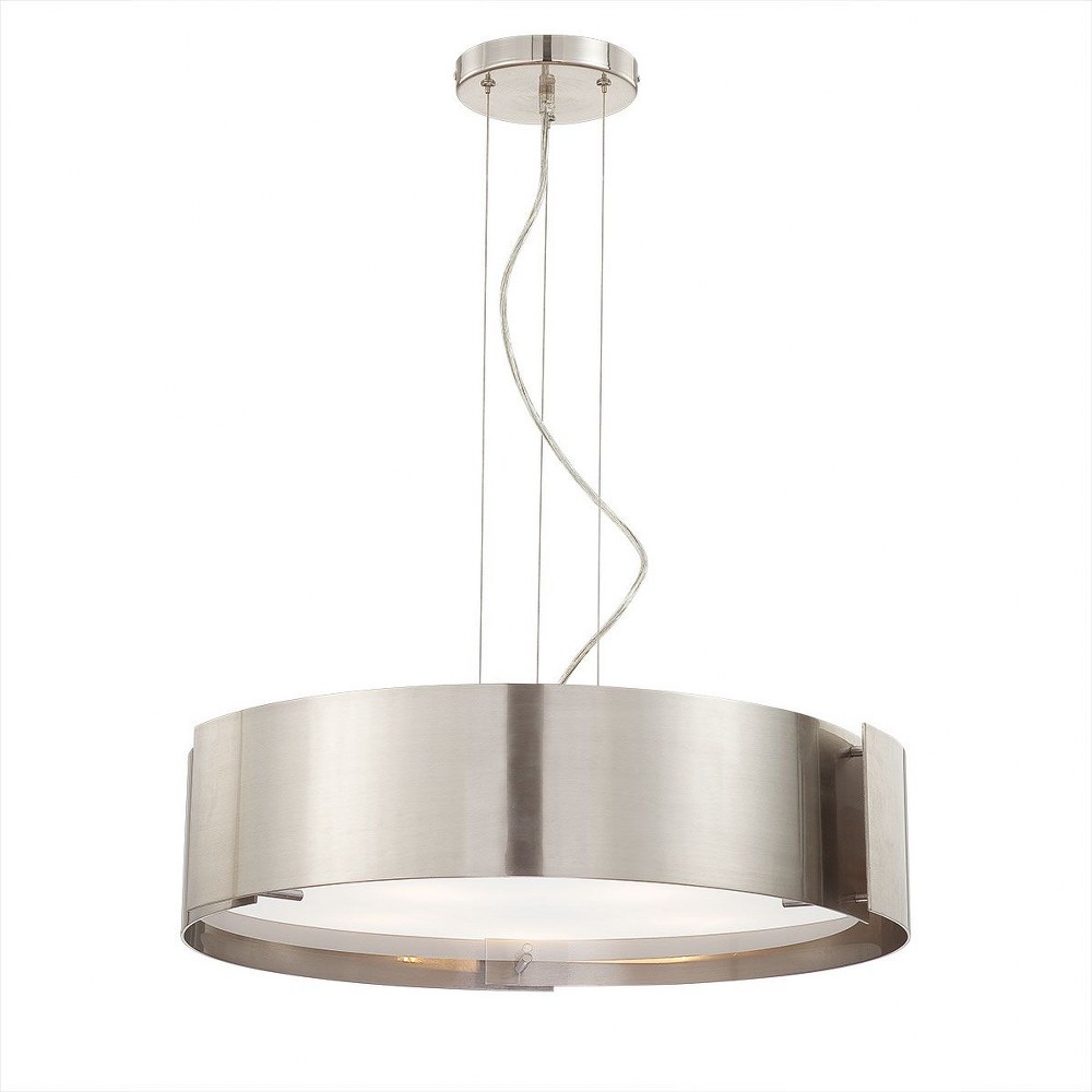 Eurofase Lighting-12531-035-Dervish - 5 Light Large Pendant - 22 Inches Wide by 5.5 Inches High Satin Nickel  Satin Nickel Finish