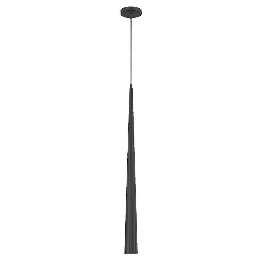 Eurofase Lighting-20446-031-Sliver - 1 Light Large Pendant - 2.75 Inches Wide by 36 Inches High Black  Black Finish