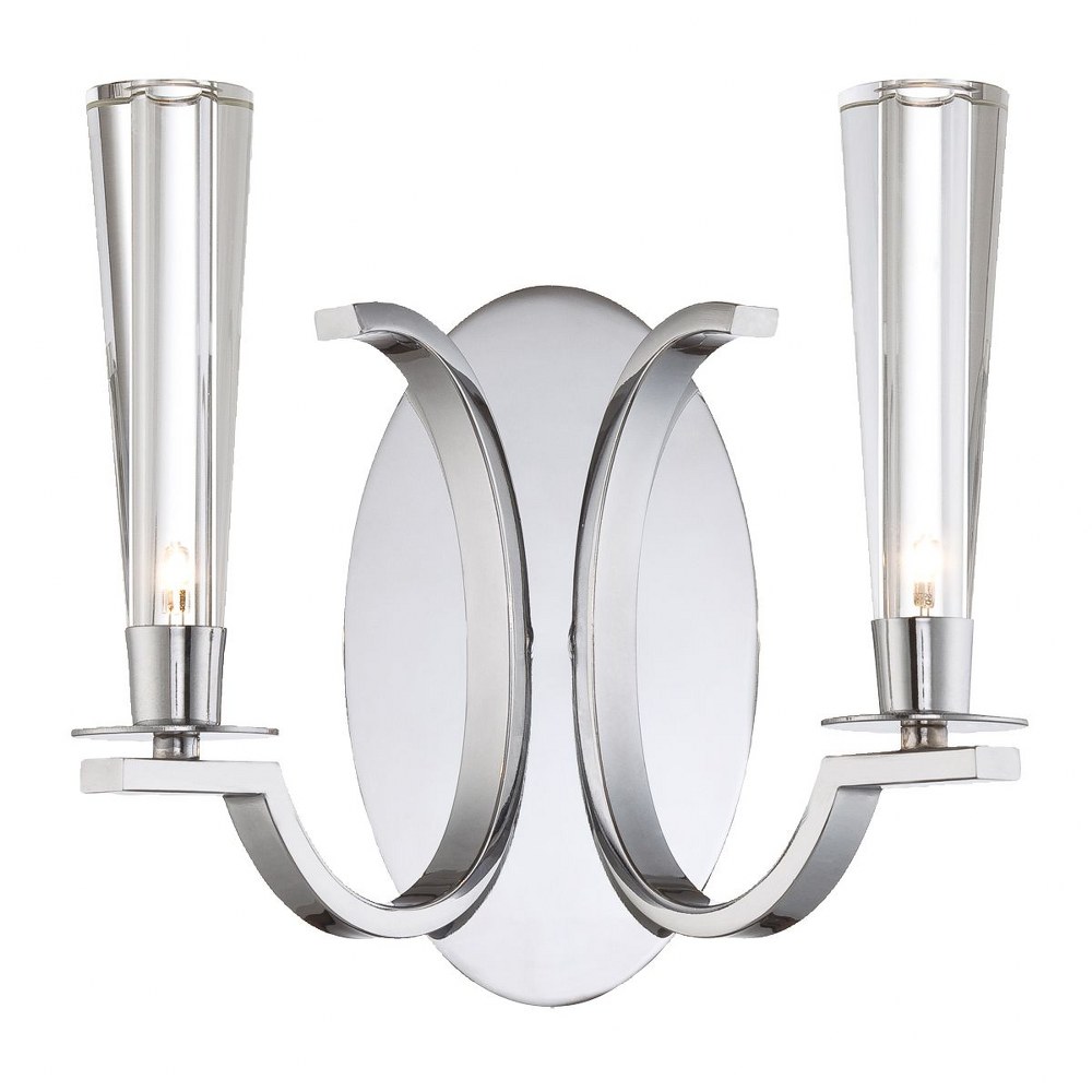 Eurofase Lighting-25632-019-Cromo - Two Light Wall Sconce   Cromo - Two Light Wall Sconce