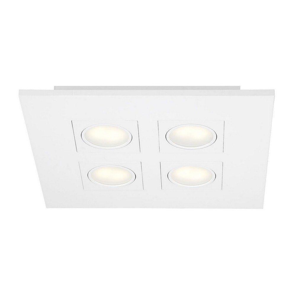 Eurofase Lighting-27992-012-Venue - 36W 4 LED Square Flush Mount - 14.5 Inches Wide by 2.25 Inches High   White Finish