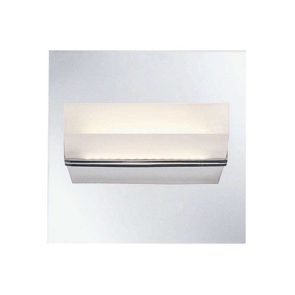Eurofase Lighting-28019-015-Olson - 5.25 Inch 5W 1 LED Wall Sconce   Chrome Finish with Frosted Acrylic Glass