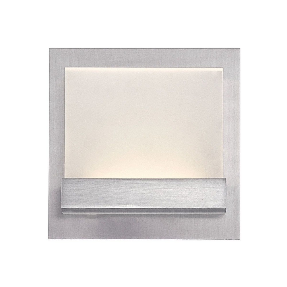 Eurofase Lighting-28023-012-Harmen - 5.25 Inch 5W 1 LED Wall Sconce   Satin Nickel Finish with Frosted Acrylic Glass