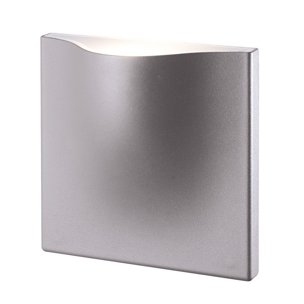 Eurofase Lighting-28277-019-Haven - 7.75 Inch 15W 1 LED Outdoor Wall Sconce Marine Grey  Graphite Grey Finish with Frost Pc Glass