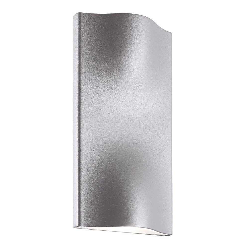 Eurofase Lighting-28278-016-Haven - 9.5 Inch 14W 2 LED Outdoor Wall Sconce Marine Grey  Marine Grey Finish with Frost Pc Glass