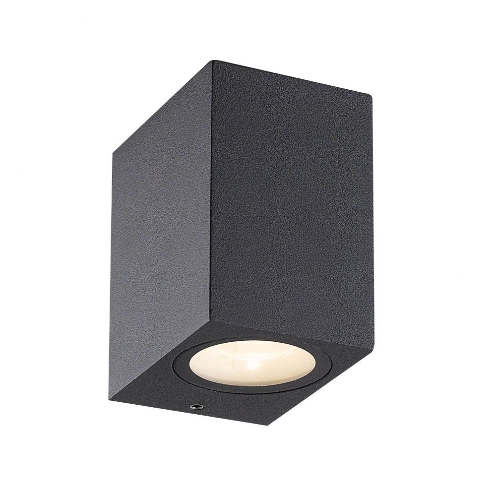 Eurofase Lighting-28291-022-Trek - 3.75 Inch 7W 1 LED Outdoor Wall Sconce   Graphite Grey Finish with Frost Glass