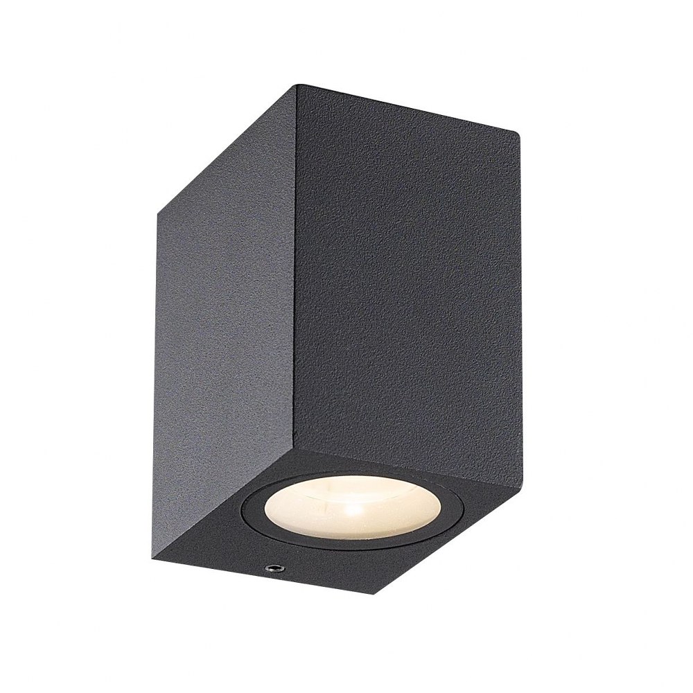 Eurofase Lighting-28291-022-Trek - 3.75 Inch 7W 1 LED Outdoor Wall Sconce Graphite Grey  Graphite Grey Finish with Frost Glass