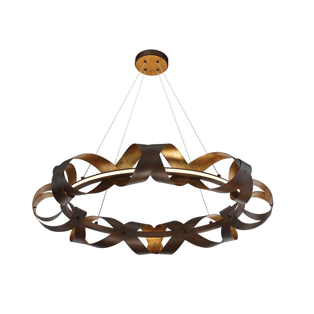 Eurofase Lighting-30080-010-Banderia Medium Chandelier 1 Light   Bronze Finish