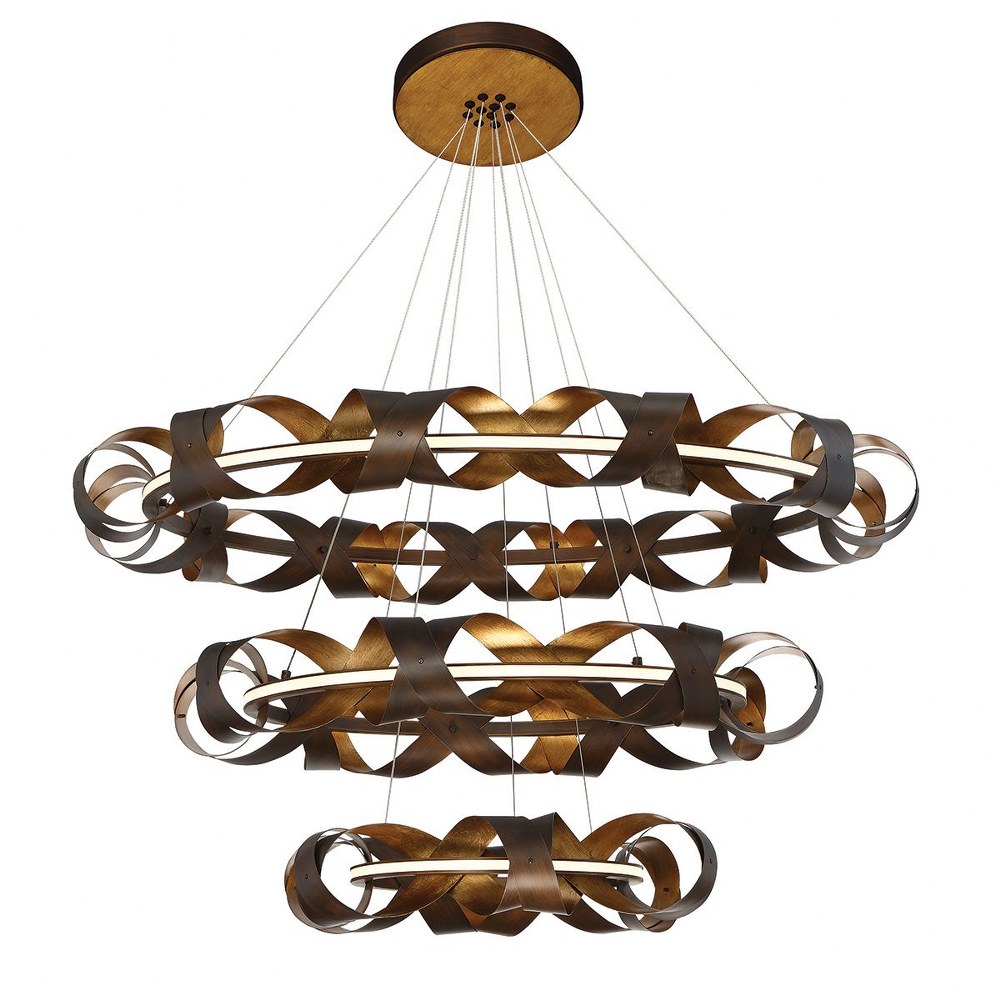 Eurofase Lighting-30082-014-Banderia 3 Tier Chandelier 3 Light   Banderia 3 Tier Chandelier 3 Light