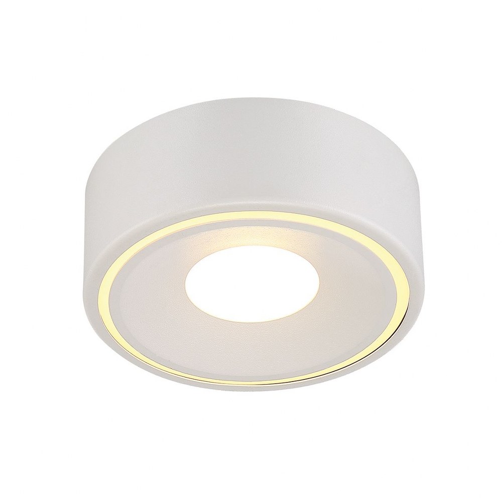 Eurofase Lighting-30274-013-Stavro - 6 Inch 9W 1 LED Flush Mount   White Finish