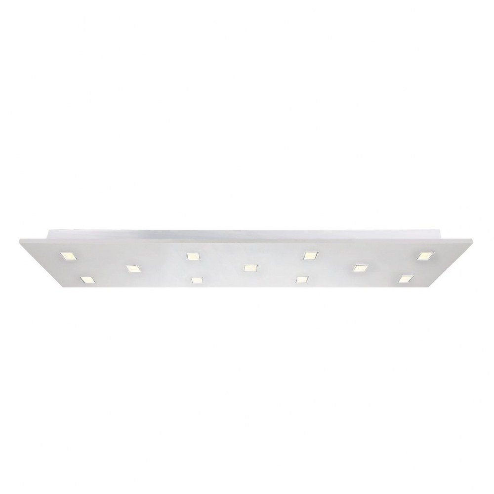 Eurofase Lighting-30315-013-Kano - 33W 11 LED Flush Mount - 9.5 Inches Wide by 2.25 Inches High   White Finish