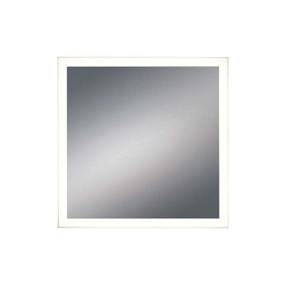 Eurofase Lighting-31482-015-36W 1 Led Square Edge-Lit Mirror - 32 Inches Wide By 32 Inches High   36W 1 Led Square Edge-Lit Mirror - 32 Inches Wide By 32 Inches High