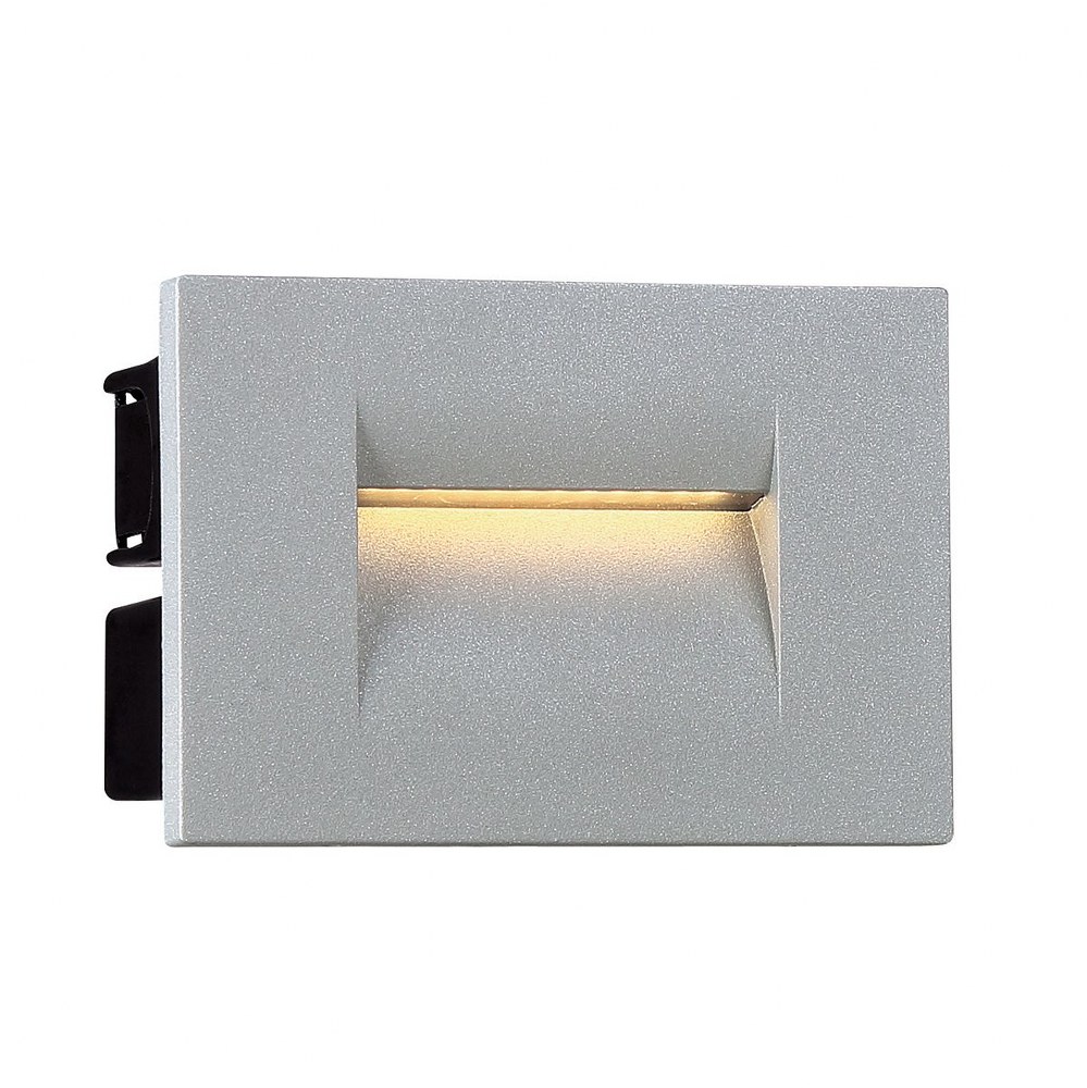 Eurofase Lighting-31590-013-4.19 Inch 3.6W 1 LED Outdoor In-Wall Mount   Marine Grey Finish