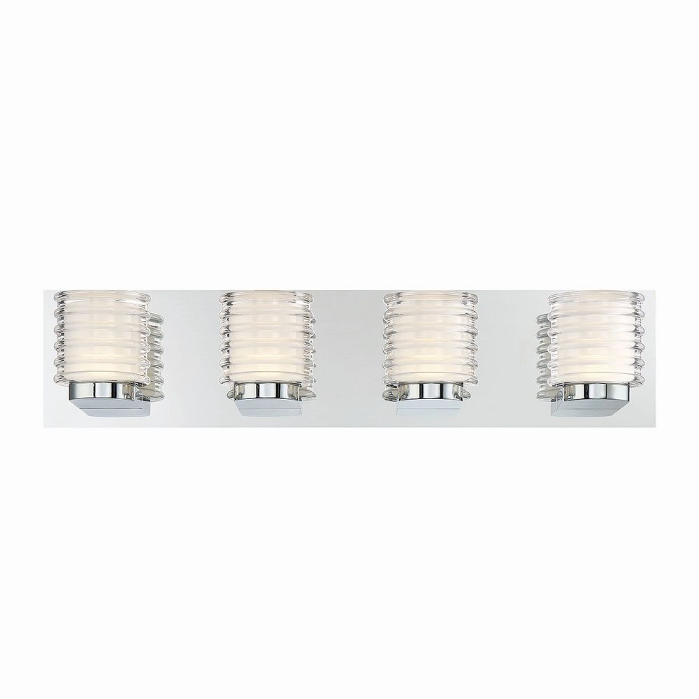 Eurofase Lighting-31791-014-Ancona - 40W 4 Led Bath Bar - 22.5 Inches Wide By 5.25 Inches High   Ancona - 40W 4 Led Bath Bar - 22.5 Inches Wide By 5.25 Inches High