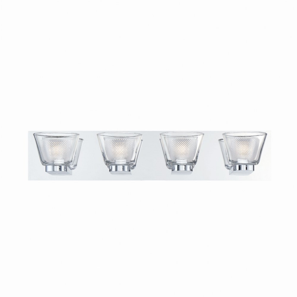 Eurofase Lighting-31802-017-Trent - 28W 4 Led Bath Bar - 25.25 Inches Wide By 5.25 Inches High   Trent - 28W 4 Led Bath Bar - 25.25 Inches Wide By 5.25 Inches High