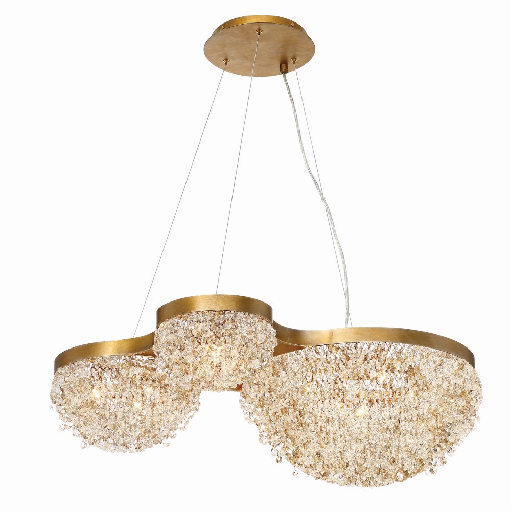 Eurofase Lighting-31830-010-Mondo Chandelier 10 Light   Mondo Chandelier 10 Light