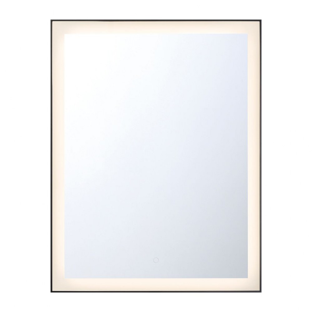 Eurofase Lighting-38892-021-LED Mirror - 56W LED Medium Mirror in Contemporary Glam Style - 28 Inches Wide by 36 Inches High   Black Finish