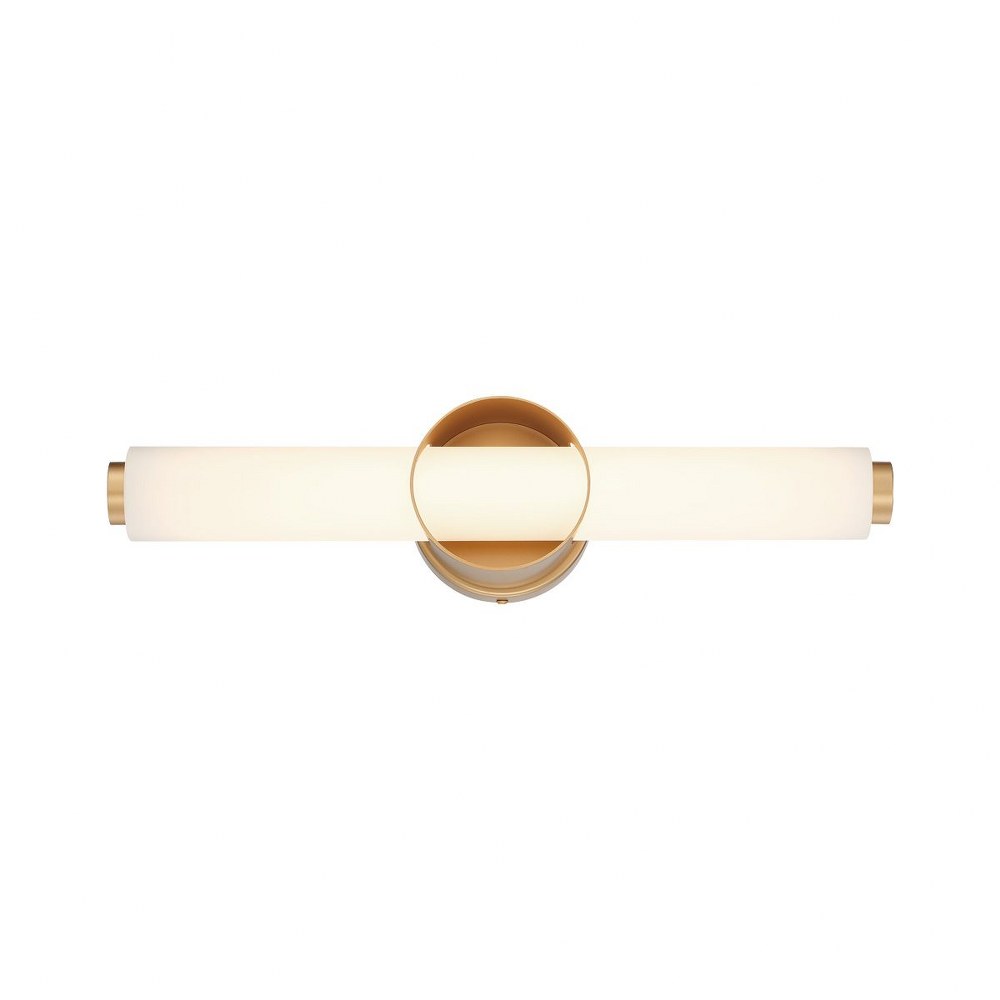 Eurofase Lighting-39316-011-Santoro - 20W LED Bath Bar - 4.75 Inches High Gold  Gold Finish with Opal White Glass