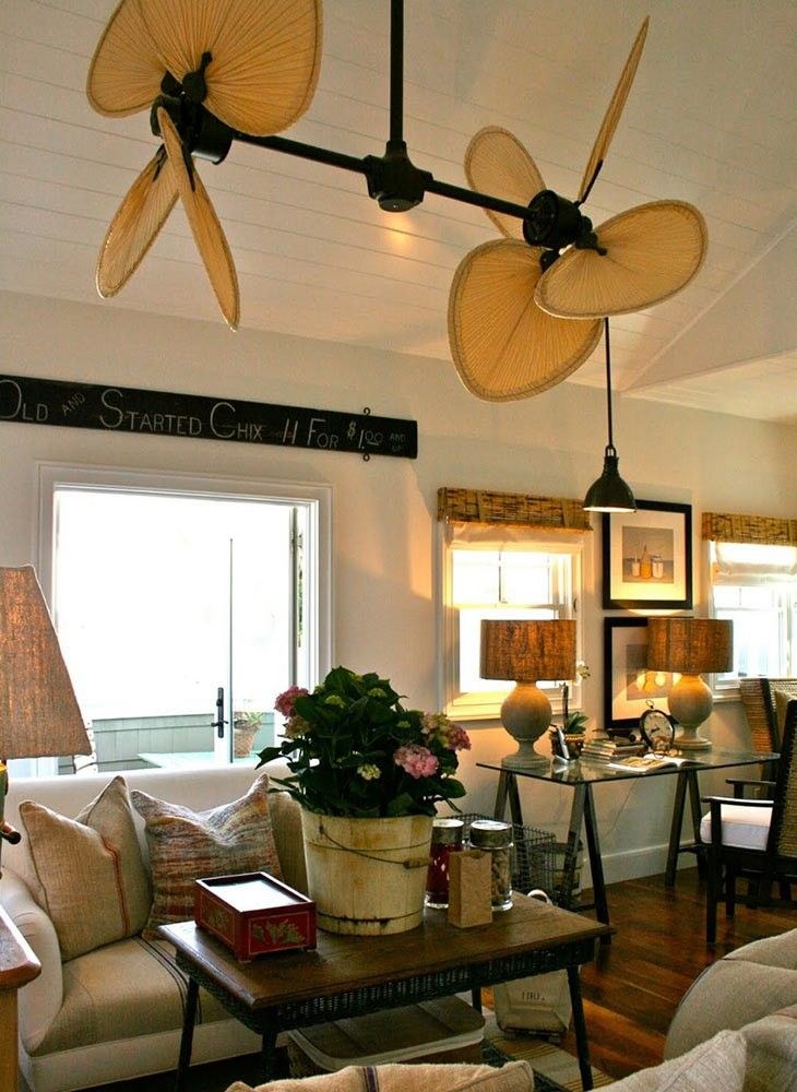 Palisade 8 Blade Ceiling Fan with Wall 