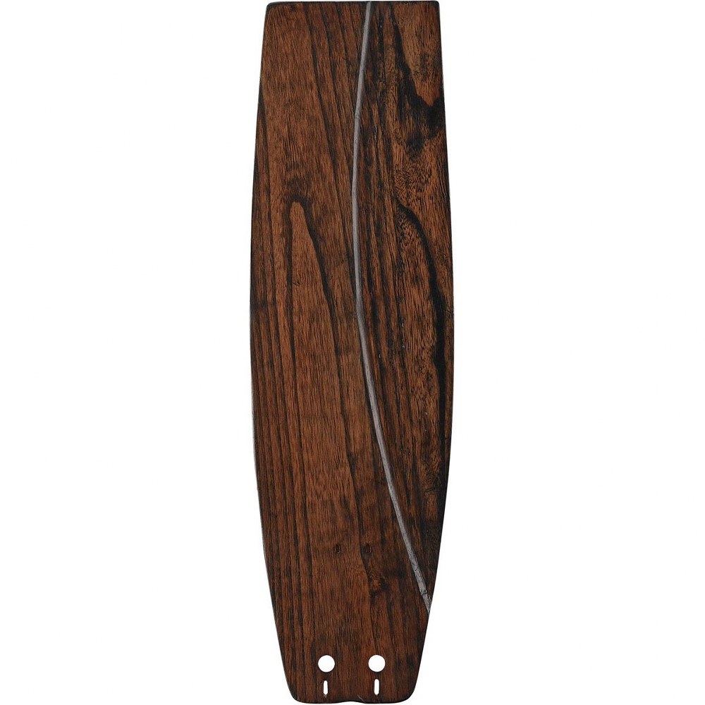 Fanimation Fans-B5330WA-Accessory - 22 Inch Soft Rounded Carved Wood Blades   Walnut Finish