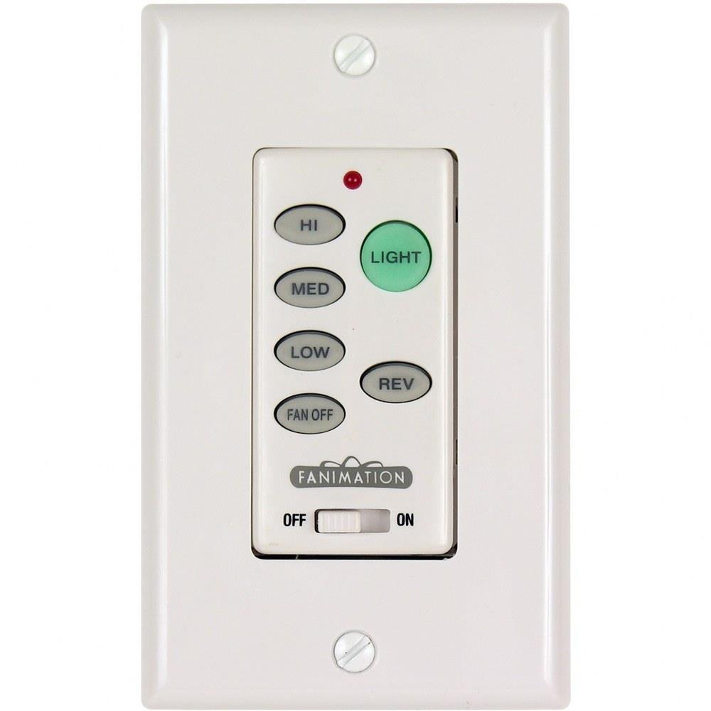 Accessory Wall Control Fan And Light 3 Speed Reversing