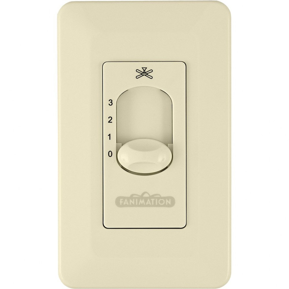 Fanimation Fans-CW5LA-Accessory - Four-To-Five Fan Slide Control Light Almond  White Finish