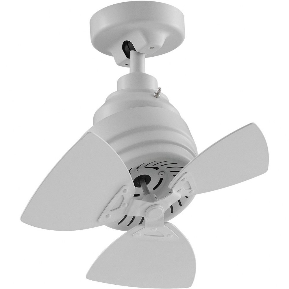 Fanimation Fans-FP8018MW-Rotation - Orbital Ceiling Fan - 19 Inches Wide by 18.04 Inches High Matte White  Matte White Finish with Matte White Blade Finish