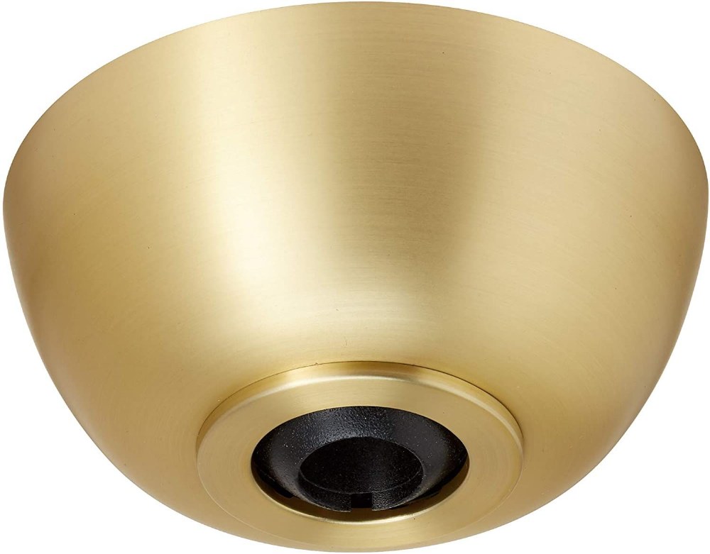 Fanimation Fans-SCK1-52BS-Accessory - 1 Inch Sloped Ceiling Kit Brushed Satin Brass  White Finish