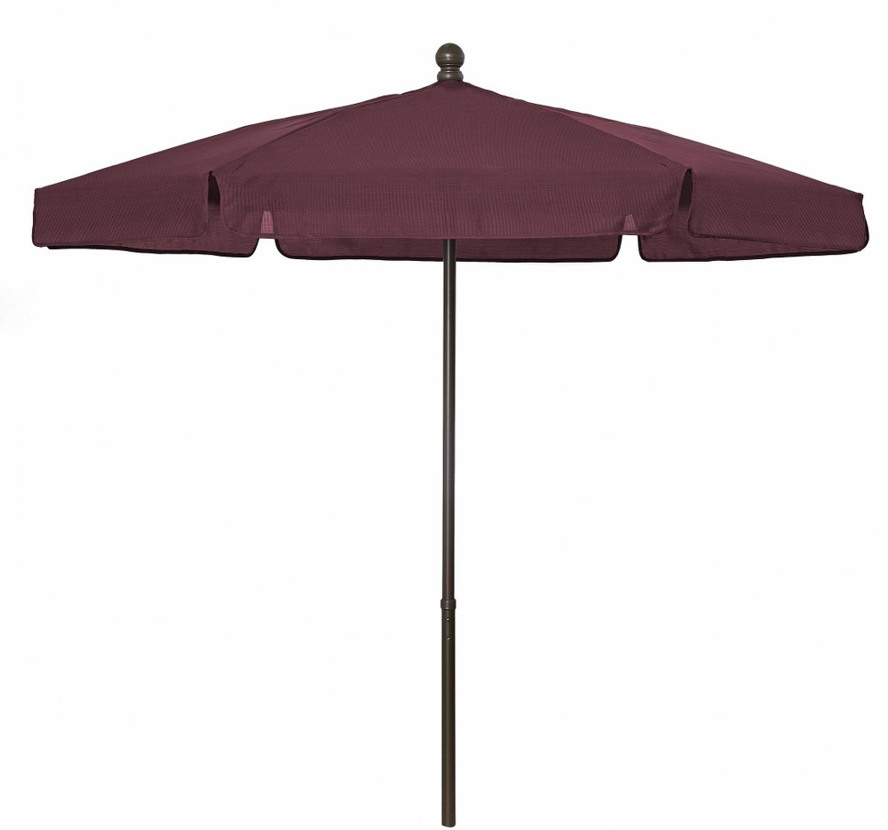 4529615 Fiberbuilt Umbrellas-7GPUCB-Burgundy-7.5 Foot Hexa sku 4529615