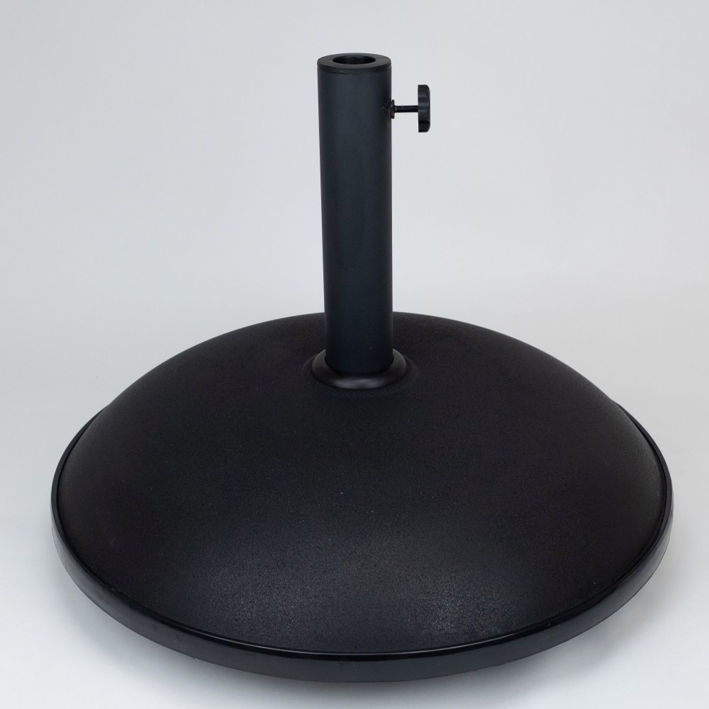 Fiberbuilt Umbrellas-CB26K-26 Inch 155 lbs Concrete Base Fits up to 2.5 Inch Umbrella Poles Black Finish  Black Finish