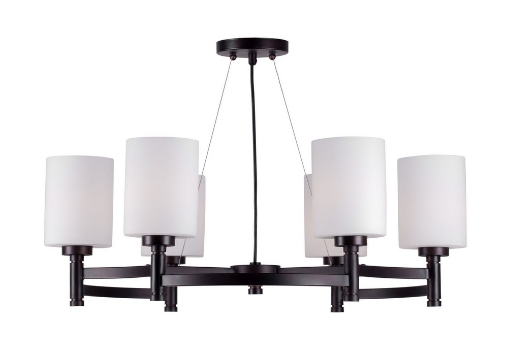 2656526 Forte Lighting-2613-06-32-Earl - 6 Light Chandelie sku 2656526