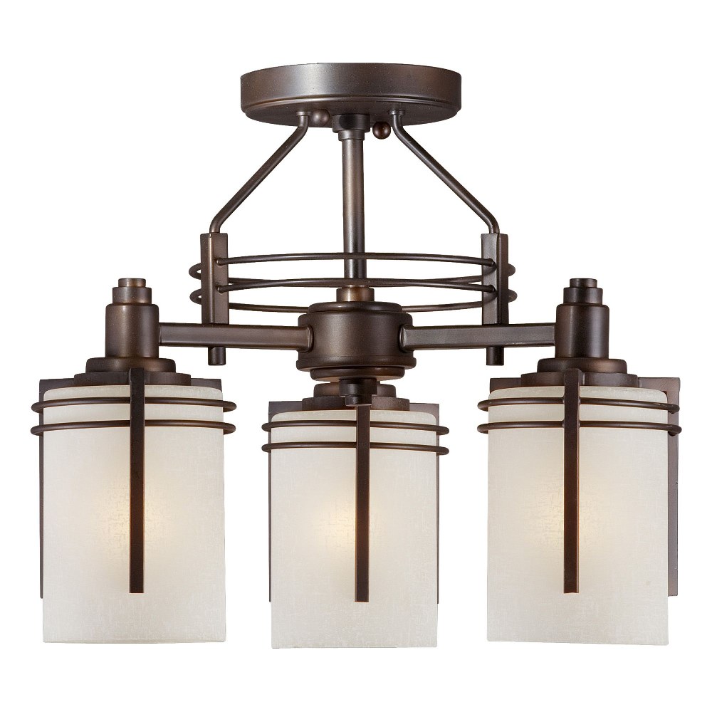 3827986 Forte Lighting-2692-03-32-Jolie - 3 Light Semi-Flu sku 3827986