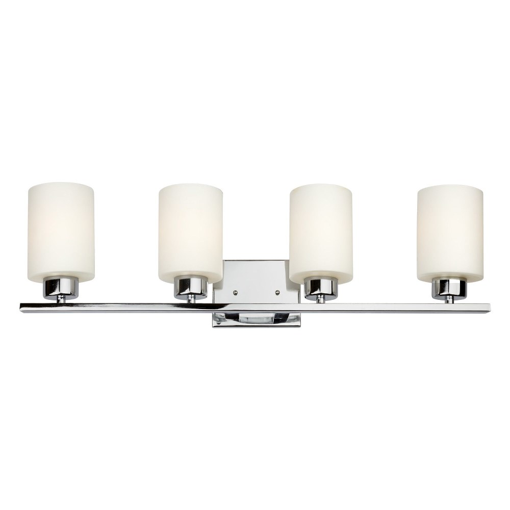 Forte Lighting-5186-04-05-Ava - 4 Light Bath Bar-8 Inches Tall and 28 Inches Wide   Ava - 4 Light Bath Bar-8 Inches Tall and 28 Inches Wide