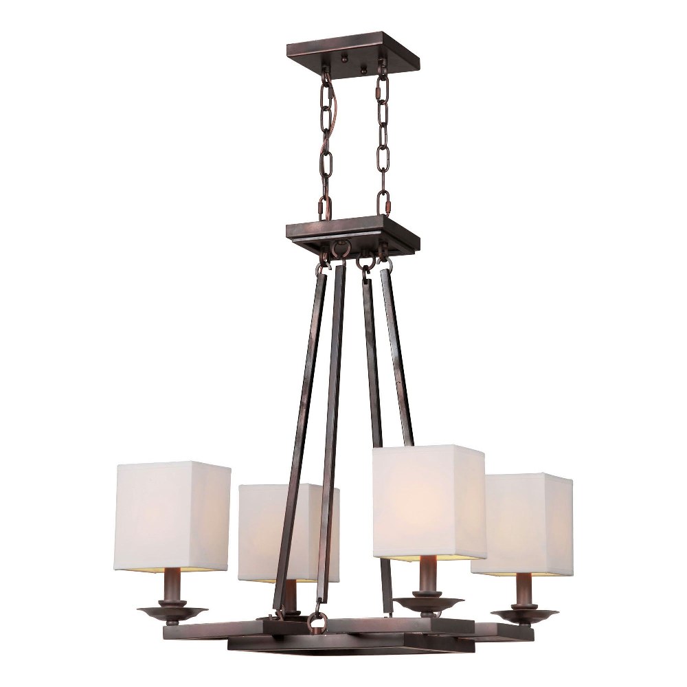 1681186 Forte Lighting-7038-04-32-Lilly - 4 Light Chandeli sku 1681186