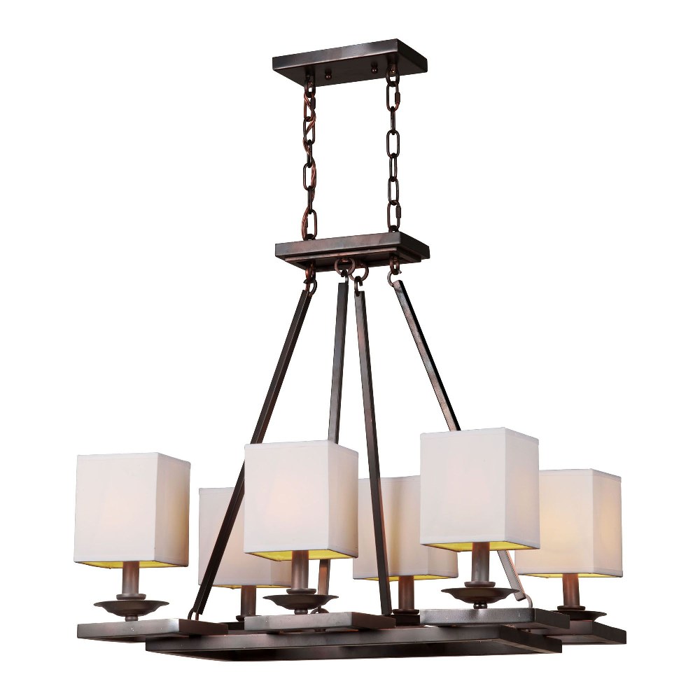 1681185 Forte Lighting-7038-06-32-Lilly - 6 Light Chandeli sku 1681185