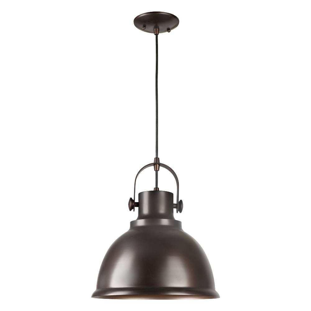 Forte Lighting-7110-01-32-Harmon - 1 Light Cord-Hung Pendant-13.5 Inches Tall and 12 Inches Wide   Harmon - 1 Light Cord-Hung Pendant-13.5 Inches Tall and 12 Inches Wide