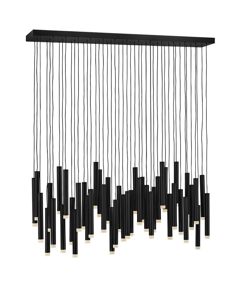 Fredrick Ramond Lighting-FR49909BLK-Vida-Thirteen Light Orb Pendant-48 Inches Wide by 56.5 Inches Tall Black  Black Finish