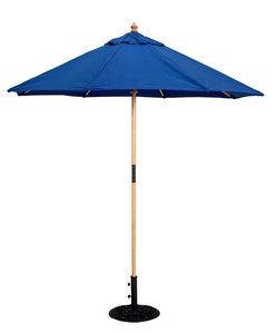 Galtech International-12169-Cafe Bistro & Condos - 7.5 Octagon Umberalla Sunbrella Solid Colors Spectrum Grenadine Sunbrella Solid Colors - Quick Ship