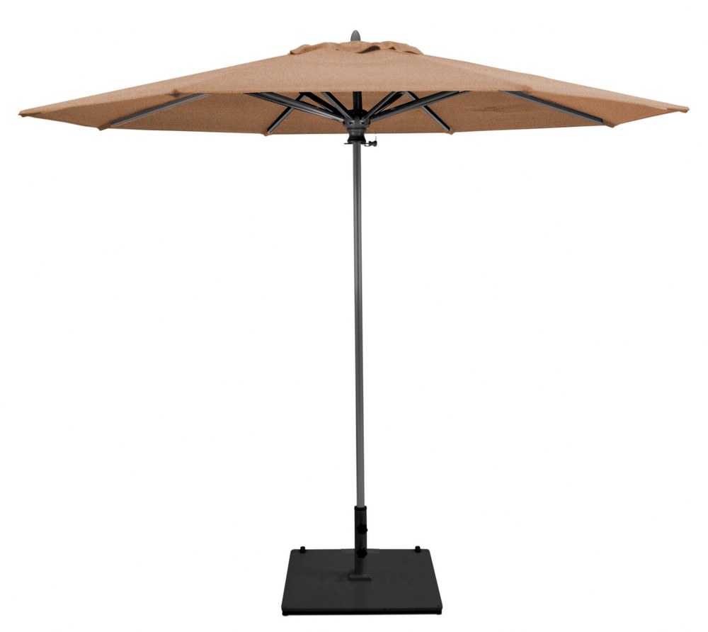 Galtech International-732AB84-9 Octagon Commercial Umbrella Sunbrella Patterns Straw Linen Sunbrella Patterns - Quick Ship