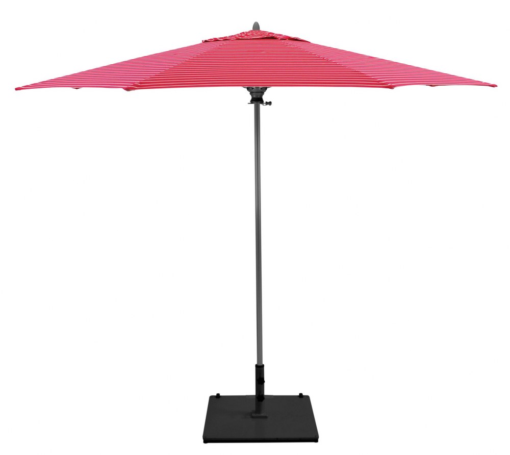 Galtech International-732AB86-9 Octagon Commercial Umbrella Sunbrella Patterns Harwood Crimson Sunbrella Patterns - Quick Ship