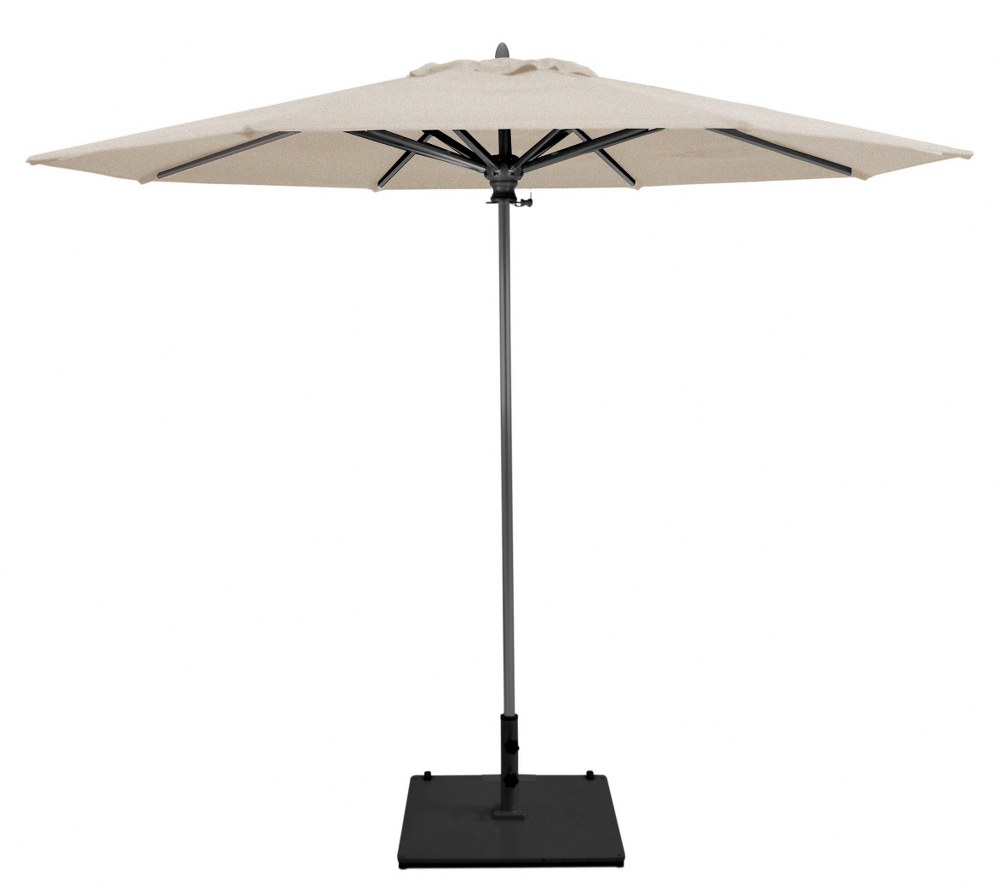 Galtech International-732AB97-9 Octagon Commercial Umbrella Sunbrella Patterns Sand Dupione Sunbrella Patterns - Quick Ship