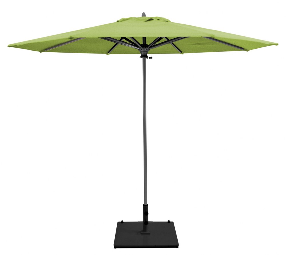 Galtech International-732ab61-9 Octagon Commercial Umbrella Sunbrella Solid Colors Ginkgo Sunbrella Patterns - Quick Ship