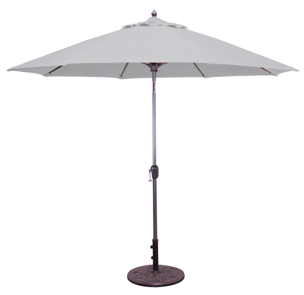 Galtech International-90-44-Replacement Canopy Only 9 round Granite Sunbrella Patterns - Quick Ship