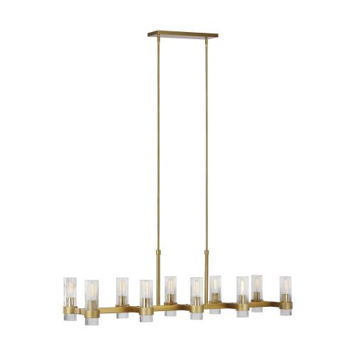 Generation Lighting CC13810 Geneva 10 Light Linear Chandelier