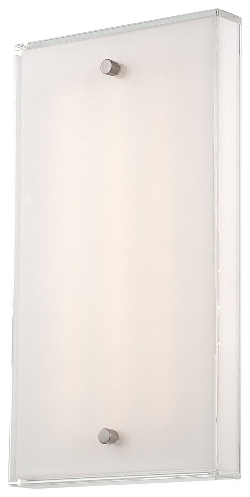 George Kovacs Lighting-P1142-084-L-12W 1 LED Wall Sconce in Contemporary Style-6.75 Inches Wide by 12 Inches Tall   12W 1 LED Wall Sconce in Contemporary Style-6.75 Inches Wide by 12 Inches Tall