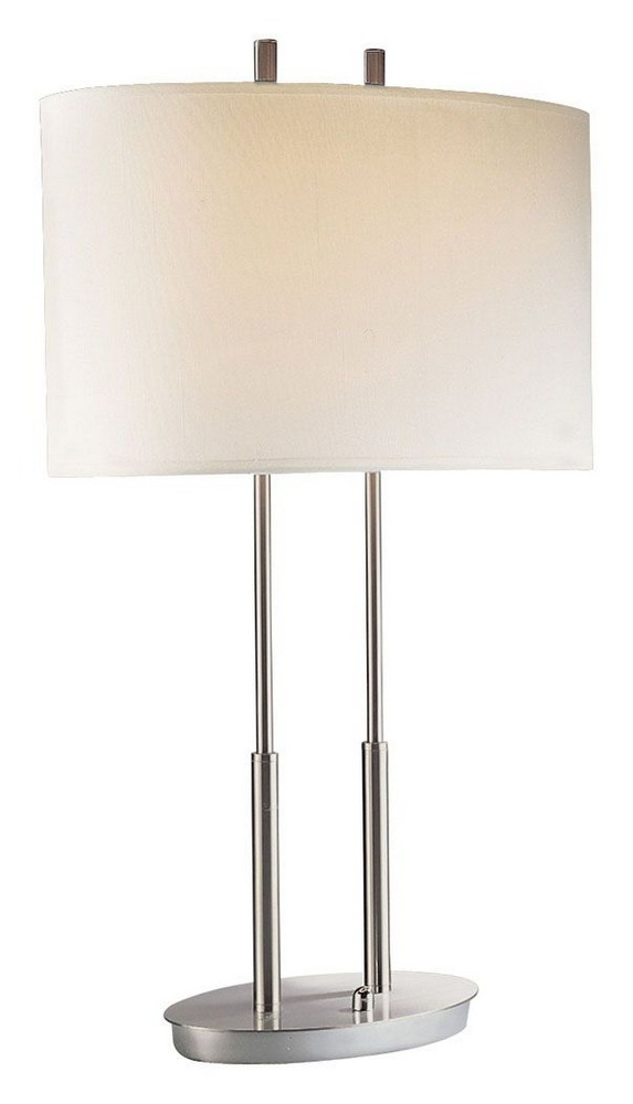 George Kovacs Lighting-P184-084-Two Light Table Lamp in Contemporary Style-11 Inches Wide by 27.25 Inches Tall   Two Light Table Lamp in Contemporary Style-11 Inches Wide by 27.25 Inches Tall