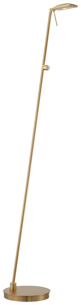 George Kovacs Lighting-P4324-248-Georges Reading Room - 50 Inch 8W 1 LED Floor Lamp Honey Gold  Copper Bronze Patina Finish