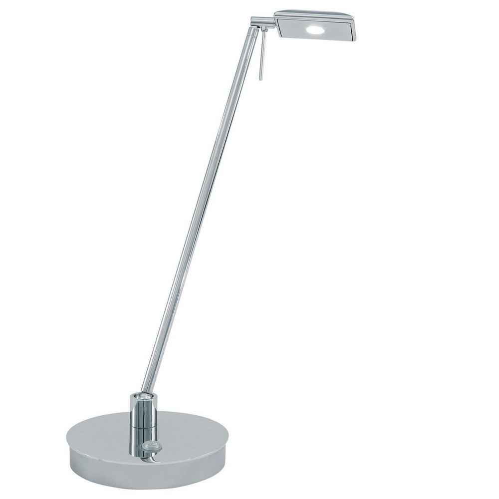 George Kovacs Lighting-P4326-077-Georges Reading Room - 19 Inch 8W 1 LED Table Lamp   Chrome Finish