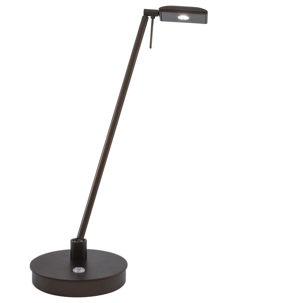 George Kovacs Lighting-P4326-647-Georges Reading Room-8W 1 LED Table Lamp in Contemporary Style-6.58 Inches Wide by 19 Inches Tall   Copper Bronze Patina Finish