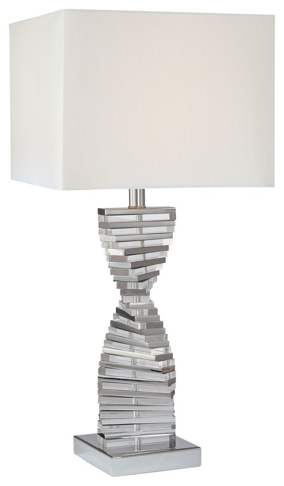 George Kovacs Lighting-P742-077-One Light Table Lamp in Contemporary Style-10 Inches Wide by 30.25 Inches Tall   One Light Table Lamp in Contemporary Style-10 Inches Wide by 30.25 Inches Tall