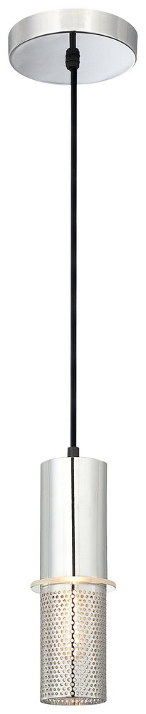 George Kovacs Lighting-P9451-2-077-Larry-One Light Mini Pendant in Contemporary Style-3.5 Inches Wide by 9 Inches Tall   Larry-One Light Mini Pendant in Contemporary Style-3.5 Inches Wide by 9 Inches 